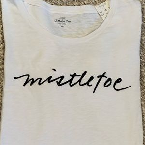 J. CREW NWT Mistletoe Short Sleeve Collector Tee Size XXL
